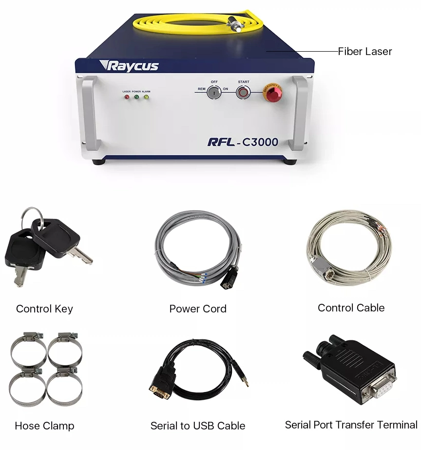 Raycus 3000W Cw Fiber Laser Source for Fiber Laser Cutting Machine with 24 Hour Repair Service