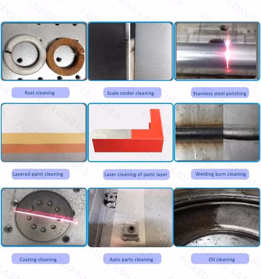 New Products Laser Cleaning Machine Oil Rust Removal 1500W 2000W Cleaner