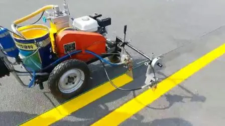 Hand Push Cold Paint Road Line Marking Machine in Stock 