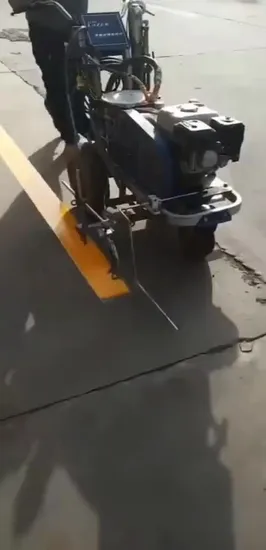 Hand Push Automatic Spray Gun Machine Thermoplastic Road Marking 