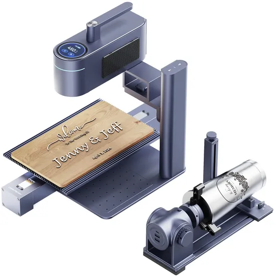 Versatile 20W Laser Marking and Engraving for Glass and Metal 