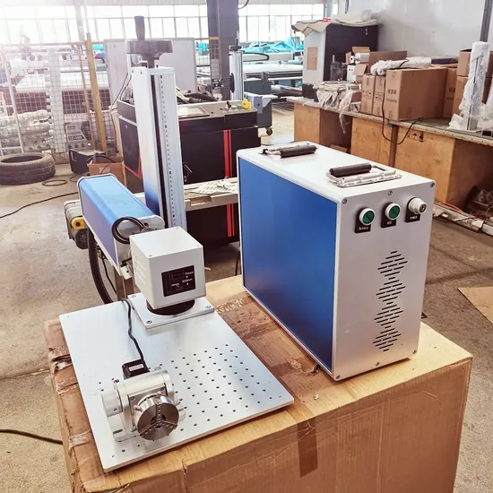 Phone Case Optical Fiber Laser Engraving Machine Metal Laser Marker Aluminum Plastic Logo Laser Printing Machine Laser Marking Machine for Sale