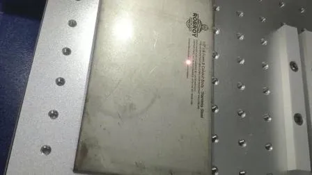 Factory Direct Sales Metal Optical Enclosed Laser Marking Machine for Name Plate 50W 
